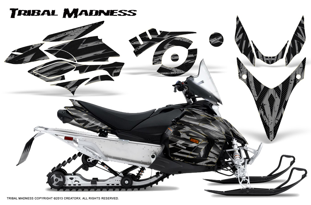 Yamaha Phazer Graphics Kit Tribal Madness Silver